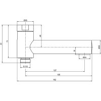 Товар: Излив для смесителя AQUAme AQM8301CR Хром - фото 2 Излив для смесителя AQUAme AQM8301CR Хром — фото 2, Комплектующие для туалета