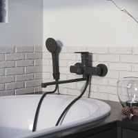 Смеситель для ванны Aringa Рейн AR02003BL универсальный Черный — фото 3, Смеситель для ванны