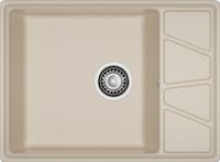 Товар: GRANFEST Мойка VERTEX 680L 1-чаша+крыло 680*500мм кашемир арт.GF- - фото 2 GRANFEST Мойка VERTEX 680L 1-чаша+крыло 680*500мм кашемир арт.GF- — фото 2, Кухонные мойки