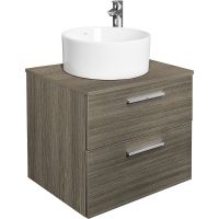 Столешница под раковину Roca The Gap 60 A857418402 Городской дуб — фото 4, Столешницы под раковину