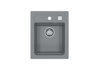 Товар: Мойка для кухни ALVEUS GRANITAL ATROX 10 CONCRETE - G81 400 X 500 1X в комплекте с сифоном 1132823 - фото 2 Мойка для кухни ALVEUS GRANITAL ATROX 10 CONCRETE - G81 400 X 500 1X в комплекте с сифоном 1132823 — фото 2, Кухонные мойки