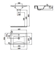 Товар: Раковина Creavit Su 65 SU065-00CB00E-0000 Белая - фото 2 Раковина Creavit Su 65 SU065-00CB00E-0000 Белая — фото 2, Раковины