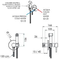 Товар: Гигиенический душ со смесителем Remer X-Style X65WBG Золото брашированное - фото 2 Гигиенический душ со смесителем Remer X-Style X65WBG Золото брашированное — фото 2, Гигиенические души