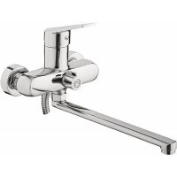 Смеситель для ванны Ledeme H40 2240L универсальный Хром — фото 1, Смеситель для ванны