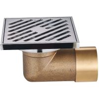 Душевой трап Raglo 100x100 R606.10 с решеткой Хром — фото 1, Трапы для душа