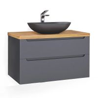 Столешница под раковину Jorno Wood 100 Wood.06.100/LW Светлое дерево — фото 15, Столешницы под раковину