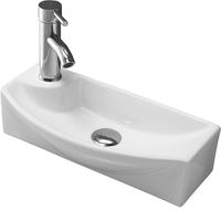 Раковина CeramaLux 46 7946R Белая — фото 1, Мини-раковины