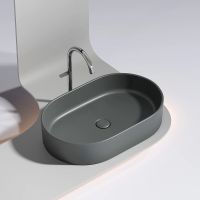 Товар: Раковина-чаша Ceramicanova Element 61 CN6048MDH Темный антрацит матовый - фото 19 Раковина-чаша Ceramicanova Element 61 CN6048MDH Темный антрацит матовый — фото 19, Раковины накладные