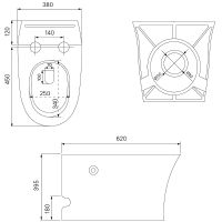 Товар: Унитаз Iddis Pulse PULIDSEi26 приставной с сиденьем Микролифт - фото 8 Унитаз Iddis Pulse PULIDSEi26 приставной с сиденьем Микролифт — фото 8, Приставные унитазы