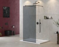 Душевая перегородка CEZARES LIBERTA-L-2-100-120-GR-NERO — фото 1, Душевые перегородки