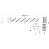 Душевой шланг Lemark LE8039B Хром — фото 2, Комплектующие для душевого оборудования