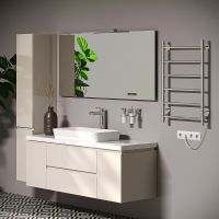 Электрический полотенцесушитель Aringa Честер 80x50 AR03014CH Хром — фото 4, Электрические полотенцесушители