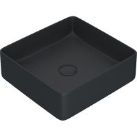 Раковина-чаша Iddis Slide 36 SLIBM01i27 Черная матовая — фото 1, Раковины накладные