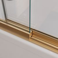 Душевая шторка на ванну с фиксированным креплением одной створки CEZARES SLIDER-FIX-VF-11-90/150-C-B — фото 5, Шторки на ванну