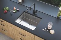 Мойка для кухни KOMBINO 50 SAT-90 500X400X200 в комплекте с сифоном 1130550 (в комплекте 5 шт) — фото 3, Кухонные мойки