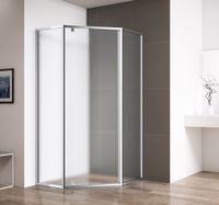 Душевой уголок CEZARES ECO-O-P-1-100-P-Cr — фото 1, Душевые уголки трапеция