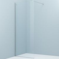 Душевая перегородка Iddis Slide 80 SLI8CS8i23 профиль Хром стекло прозрачное — фото 1, Душевые перегородки