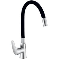 Смеситель для кухни D-Lin D155302-1 Хром Черный — фото 1, Смесители для кухни