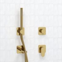 A2151.277.279.280.197.281 Встраиваемый комплект для ванны с лейкой и изливом — фото 2, Смеситель для ванны