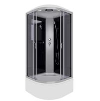 Душевая кабина Niagara Classic NG-2507-14 (80х80х215) высокий поддон(40см),стекло тонированное,4 мес — фото 1, Душевые кабины