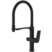 Смеситель для кухни Haiba HB76816-7 Черный матовый — фото 1, Смесители для кухни