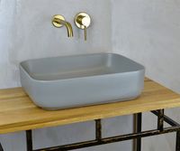 Раковина-чаша Bronze de Luxe Scandi 50 6127-GM Серая матовая — фото 2, Раковины накладные