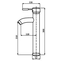 Товар: Смеситель для раковины ALMAes Sona TVZ-0908 Хром - фото 2 Смеситель для раковины ALMAes Sona TVZ-0908 Хром — фото 2, Смесители для раковины