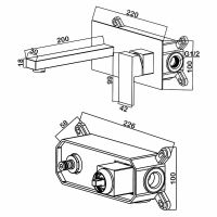 Товар: Смеситель для раковины Swedbe Platta 5501B Черный матовый - фото 4 Смеситель для раковины Swedbe Platta 5501B Черный матовый — фото 4, Смесители для раковины