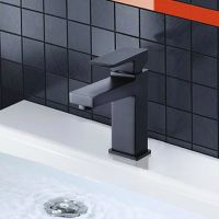 Смеситель для раковины Rose R28H R2801H Черный матовый — фото 3, Смесители для раковины