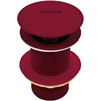 Донный клапан Creavit SF030.BRY click-clack Берри матовый — фото 1, Донные клапаны
