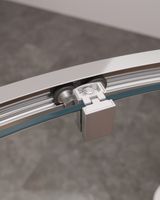 Душевой уголок CEZARES MOLVENO-R-11-100+30-C-Cr-IV — фото 5, Душевые уголки четверть круга