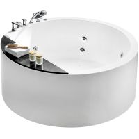 Акриловая ванна Gemy G9230 K 150х150 с гидромассажем — фото 1, Акриловые ванны