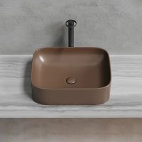 Раковина-чаша Ceramicanova Element 51 CN6052MDB Темно-коричневая матовая — фото 8, Раковины