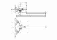 Товар: Смеситель для ванны Haiba HB2237 универсальный Хром - фото 4 Смеситель для ванны Haiba HB2237 универсальный Хром — фото 4, Смеситель для ванны