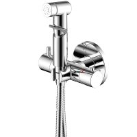 Гигиенический душ со смесителем Rossinka X25-58 с термостатом Хром — фото 1, Гигиенические души