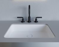 Раковина Salini Marea 55 09 1802209M Белая матовая — фото 1, Раковины встраиваемые снизу