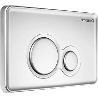 Клавиша смыва Bettoserb Sava Fix Slim Morava 40006462 Хром матовый — фото 3, Кнопки смыва