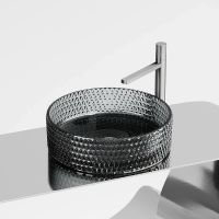 Раковина-чаша Ceramicanova Cristal 36 CN6060 Черная — фото 21, Раковины накладные