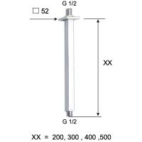 Кронштейн для верхнего душа Remer 347S30NO Черный матовый — фото 2, Комплектующие для душевого оборудования