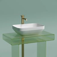 Раковина-чаша Ceramicanova Element 50 CN6055MW Белая матовая — фото 10, Раковины накладные