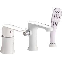 Смеситель на борт ванны Haiba HB80804 Белый — фото 1, Смесители на борт ванны