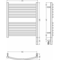 Товар: Электрический полотенцесушитель Сунержа Аркус 3.0 600x500 R 00-5705-6050 Хром - фото 4 Электрический полотенцесушитель Сунержа Аркус 3.0 600x500 R 00-5705-6050 Хром — фото 4, Электрические полотенцесушители
