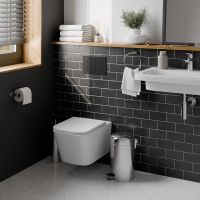 Клавиша смыва Iberica Blanca Inox-C IB.B011.002.003 Черная матовая — фото 3, Кнопки смыва