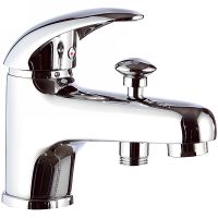 Смеситель на борт ванны Remer Ten T04 Хром — фото 1, Смесители на борт ванны