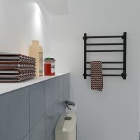 Электрический полотенцесушитель Маргроид Вид 81-10 профильный 600x500 8110-6050-1081-9005R правый Че — фото 5, Электрические полотенцесушители