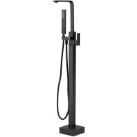 Смеситель для ванны Swedbe Spira 4005B Черный матовый — фото 1, Смесители напольные