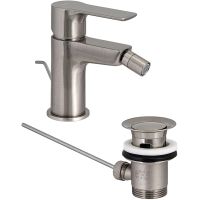 Смеситель для биде Remer Energy Никель матовый брашированный арт-EY20NPO — фото 3, Смесители для биде