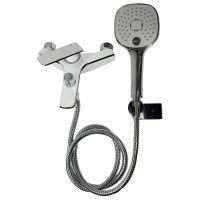 Товар: Смеситель для ванны Haiba HB60548-8 Белый Хром - фото 3 Смеситель для ванны Haiba HB60548-8 Белый Хром — фото 3, Для душа и ванны