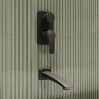 Товар: Душевая система Iddis Ray RAYBL03i68 Черная матовая - фото 8 Душевая система Iddis Ray RAYBL03i68 Черная матовая — фото 8, Душевые системы