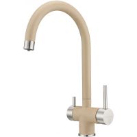 Смеситель для кухни Milacio Ultra MCU.554.BG Бежевый — фото 7, Смесители для кухни